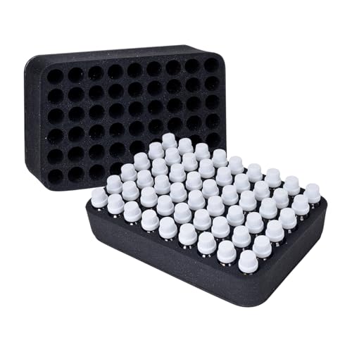 LANDFOBO Essential Oil Organizer Foam Holder - 54 Slot Storage for Bottles
