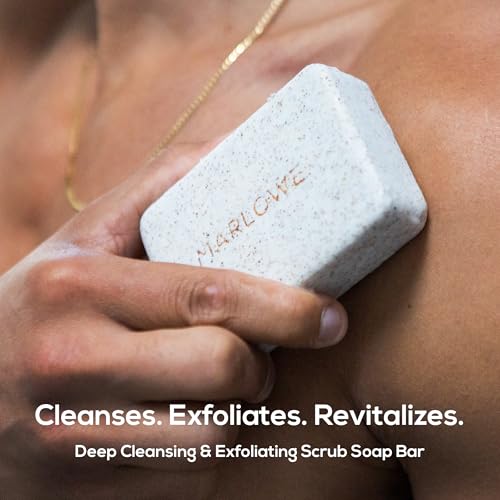 MARLOWE. Exfoliating Body Scrub Soap Bar - Sage + Fir, 7 oz