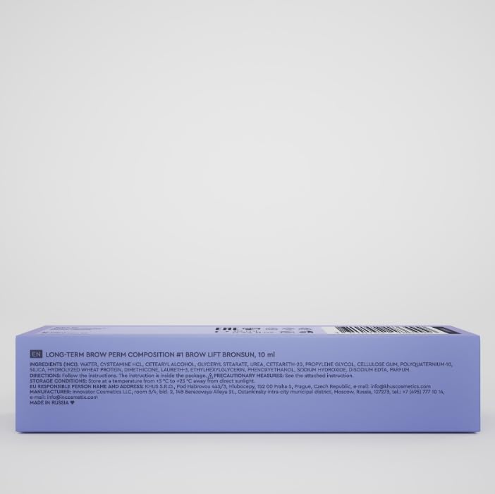 Brow Perm Kit for Lamination - Hydrolyzed Wheat Protein Cream, 0.34 fl. oz