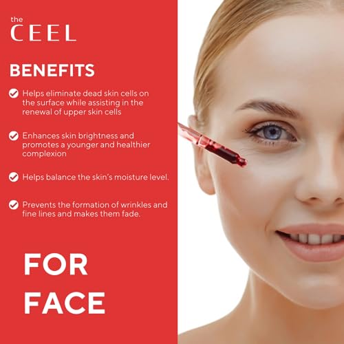 The Ceel AHA BHA Facial Peeling Serum - 10% AHA, 2% BHA, 30ml