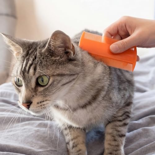 Maitys 8-Piece Double-Sided Lice and Flea Comb Set for Kids & Pets