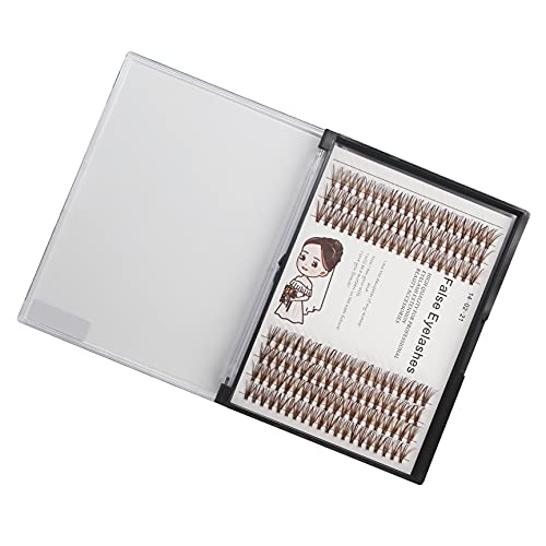 Bodermincer 12mm 20D Brown Lash Extensions - Natural Faux Mink 140-Cluster Pack