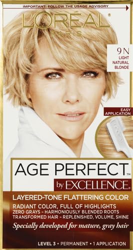 L'Oreal Paris Age Perfect Hair Color, 9N Light Natural Blonde