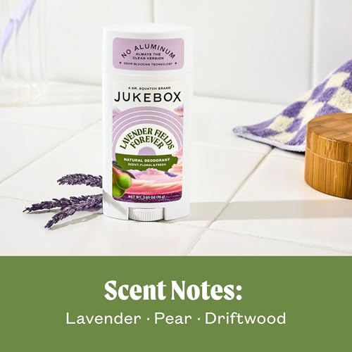 Jukebox Natural Women’s Deodorant, Lavender Fields, Aluminum-Free (2-Pack)