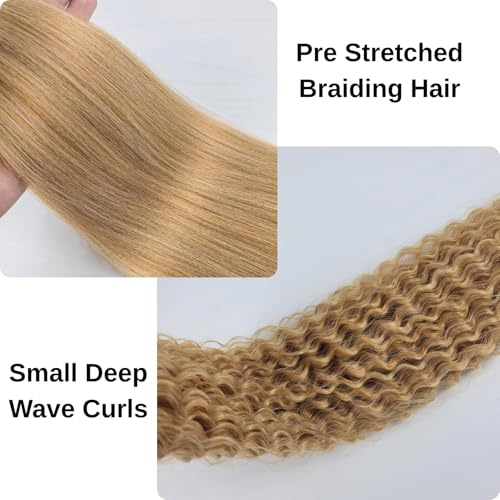 Honey Blonde Pre-Stretched Braiding Hair - 26 Inch, 5 Packs