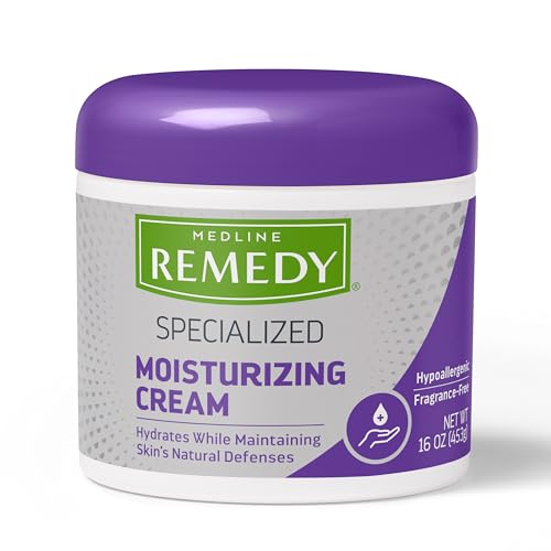 Medline Remedy Specialized Moisturizing Body Cream, 1.5% Dimethicone, 16 oz