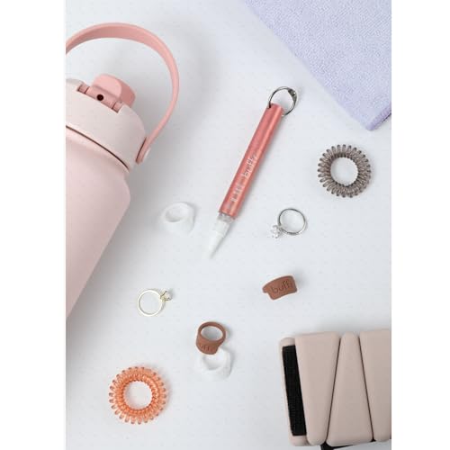 BUFFR Matte Spiral Hair Ties – 9-Pack No-Slip, Crease-Free Coil Ties