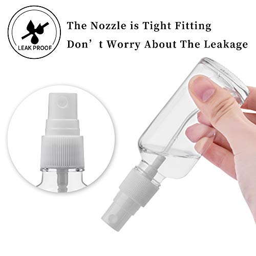 Hydior White Clear 2oz Glass Spray Bottles for Essential Oils - Set of 3