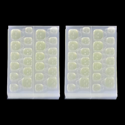 GUXACU 1200 Pcs Double Sided Nail Adhesive Tabs for Press On Nails Waterproof