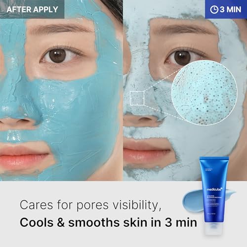 Medicube Zero Pore Blackhead Mud Mask 3.52 oz - Deep Cleansing & Exfoliating