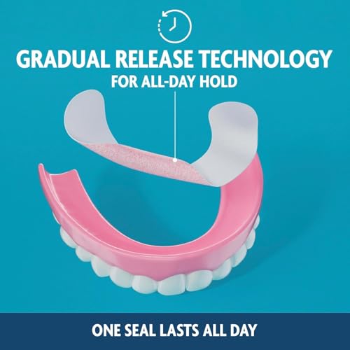 Sea Bond Denture Adhesive Seals Uppers Pack of 30 - Original Flavor, Zinc-Free