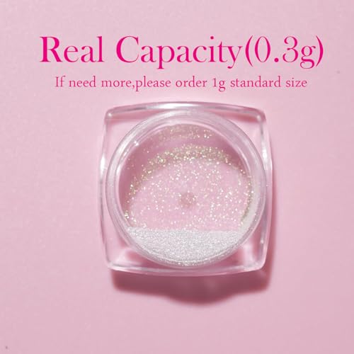 Pretty Diva Aurora 0.3g Mermaid Iridescent Chrome Nail Powder for Nails