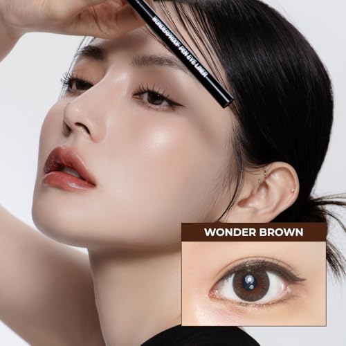BOM Wonderproof Liquid Eyeliner #02 Wonder Brown - Smudge-Proof Precision Tip