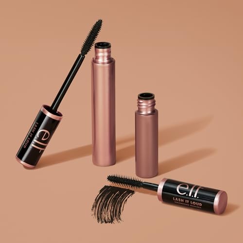e.l.f. Lash It Loud Mini Mascara - Volumizing & Pigmented Black Formula