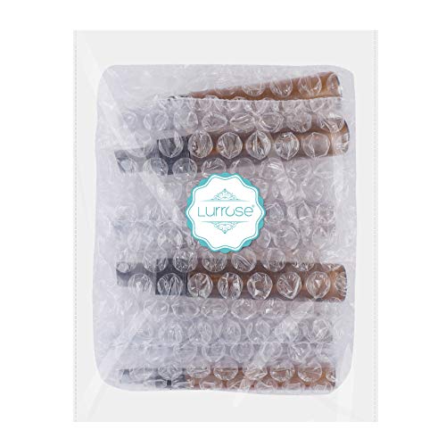 Lurrose 10pcs Amber Glass Spray Bottles - 10ml Travel Size