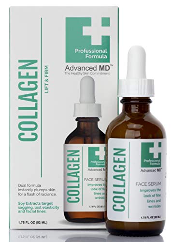 Advanced MD Collagen Serum for Wrinkles & Fine Lines, 1.75 Fl Oz