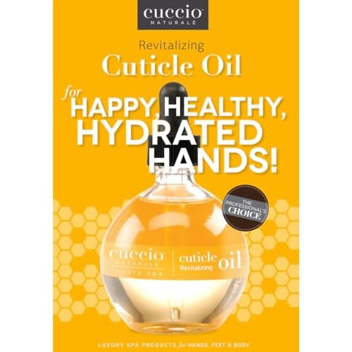 Cuccio Naturale Milk & Honey Revitalizing Cuticle Oil, Lightweight Fast-Absorbing Hydrating Nail & Cuticle Conditioner, Cold-Pressed Oils + Vitamin E, 2.30 Fl Oz