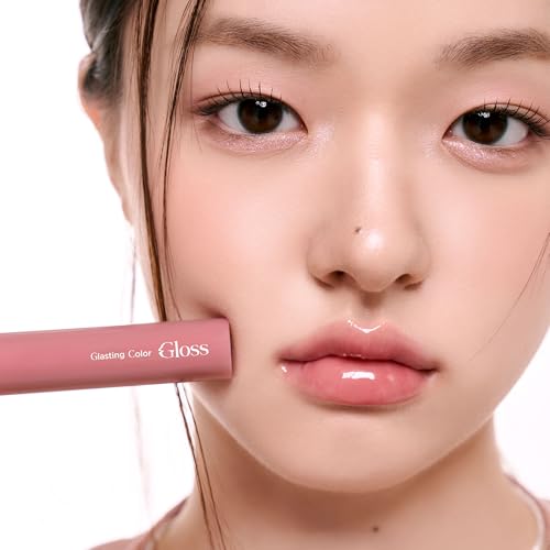 rom&nd Glasting Color Gloss | Plumping Lip Oil in Peony Ballet
