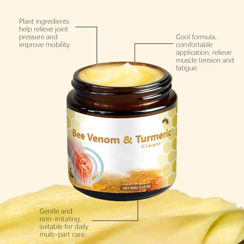 Bee Venom Turmeric Joint Cream - 60ML, 2PCS for Joint Relief