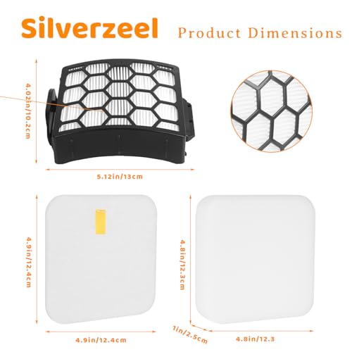 Shark Rotator Replacement Filters LA502 LA300 - HEPA & Foam Set