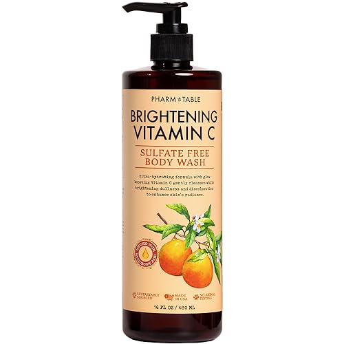 PHARM TO TABLE Brightening Vitamin C Body Wash - Orange