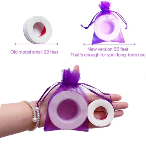 Multi-Functional Makeup Tape for Eyelash & Eyeshadow Application - 66ft