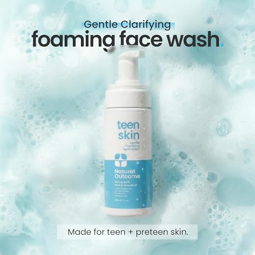 Natural Outcome Teen Skin Face Wash - Gentle Foaming Cleanser for Acne Prevention, 5 oz