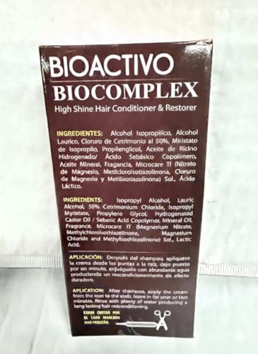 Bio Complex Bioactivo High Shine Hair Conditioner Ampoules, 3 Pack