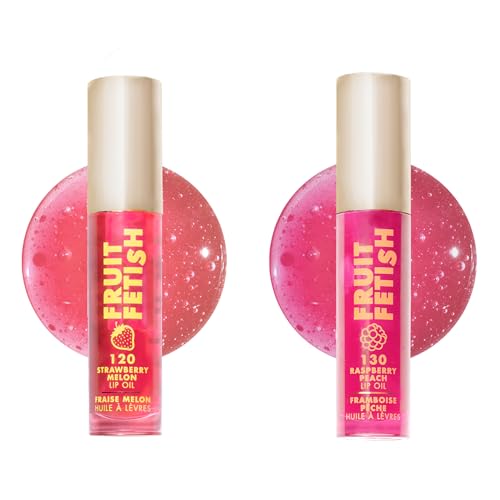 Milani Fruit Fetish Lip Oil Bundle - Raspberry Peach & Strawberry Melon