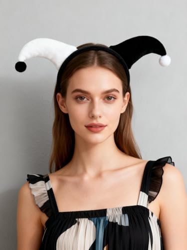 Harley Headband Costume Accessory for Women - Black & White