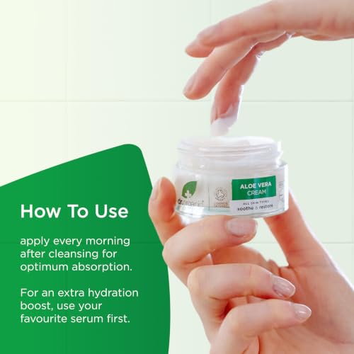 Dr. Organic Aloe Vera Concentrated Cream - Soothing & Hydrating Moisturizer
