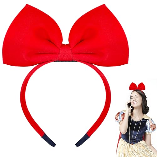 Red Bow Headband for Women - Perfect for Christmas & Halloween