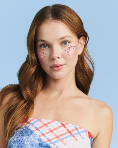 Fourth of July Freckle Tattoos - 16 Patriotic Temporary Tattoos