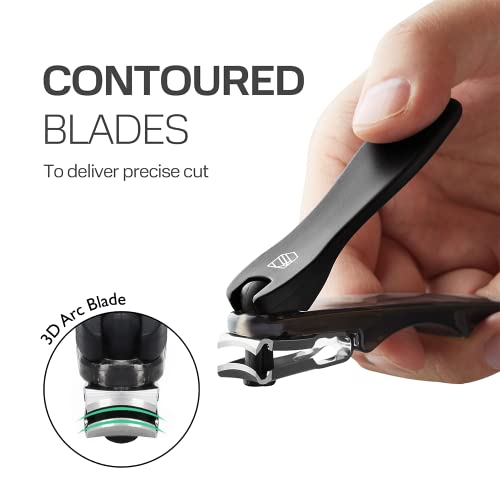 Steinder 360° Rotating Nail Clippers Set for Thick Nails