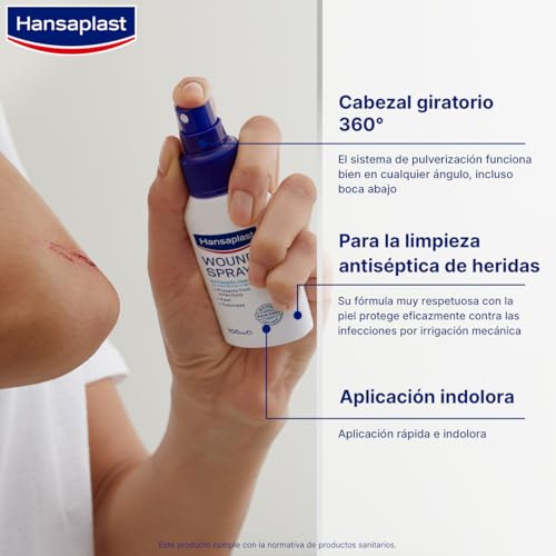 Elastoplast Wound Spray - Pain-Free, Infection Protection, Colorless First Aid Solution