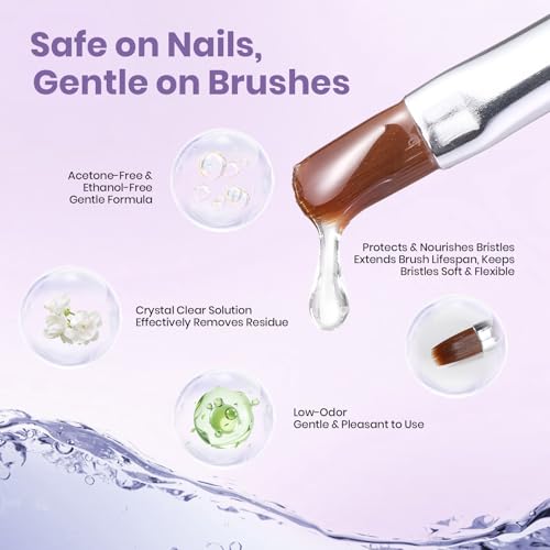 Beetles Nail Art Brush Cleaner & Conditioner - 85ml