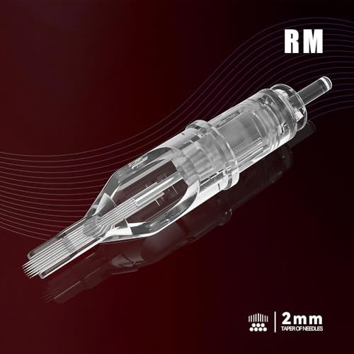 T&T MAX Series Round Liner Tattoo Needle Cartridges - 20 Pack