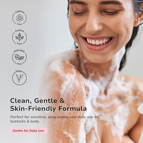 BellamiLuxx Butt Acne Treatment Set: Acne Soap Bar + Butt Treatment Lotion for Breakouts on Buttocks, Thighs, Back, Chest & Ingrown-Prone & Folliculitis-Prone Skin ? Helps Reduce Body Breakouts