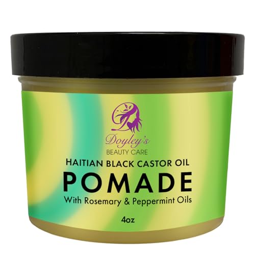 Doyley's Haitian Black Castor Oil Pomade 4oz - Hair Growth & Frizz Control