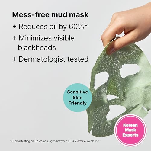 Dr.Jart+ Pore Remedy Purifying Mud Mask - Korean Sheet Mask for Oily Skin