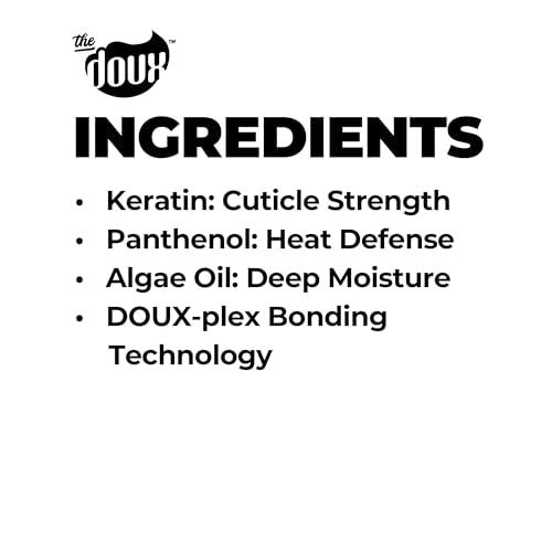 Doux JUST GLAZE Silkening Blowout Primer & Heat Protectant 4oz