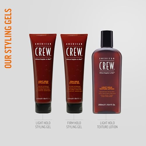 American Crew Firm Hold Styling Gel for Men - High Shine, 3.3 fl oz