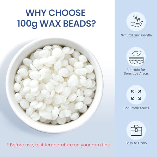Nose Hard Wax Beads for Men - Gentle Hair Removal for Sensitive Skin, 100g