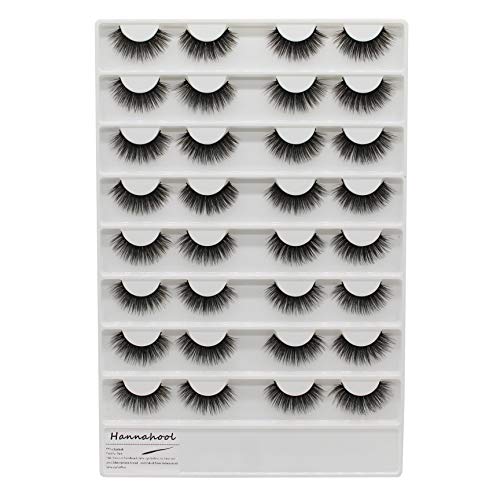 16 Pairs 3D Mink False Eyelashes - Soft, Light & Dramatic (2042)