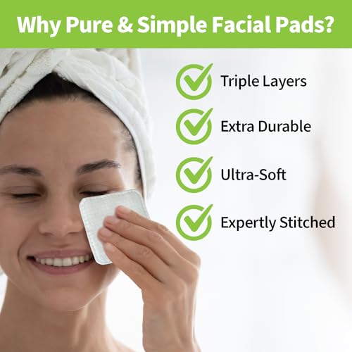 ForPro Premium XL Facial Pads 60-Count - Ultra Soft Makeup Remover