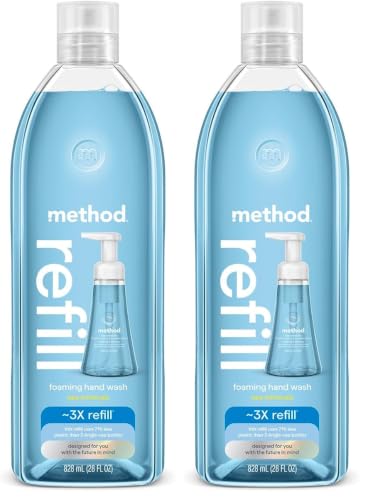Method Foaming Hand Soap Refill - Sea Minerals, 28 oz (Pack of 2)