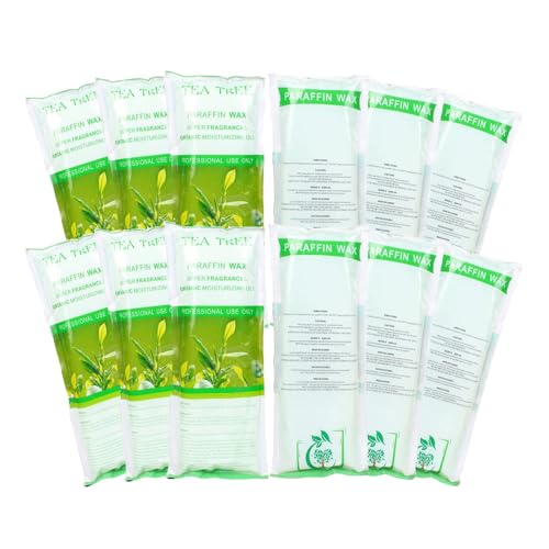 Tea Tree Scented Paraffin Wax Refills - 12 Pack for Paraffin Bath
