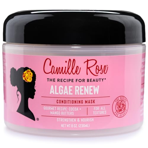 Camille Rose Algae Renew Deep Conditioning Mask for Dry Hair, 8 Oz