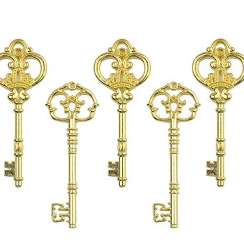 Makhry 20Pcs Rustic Skeleton Keys for Wedding Favors & Decor
