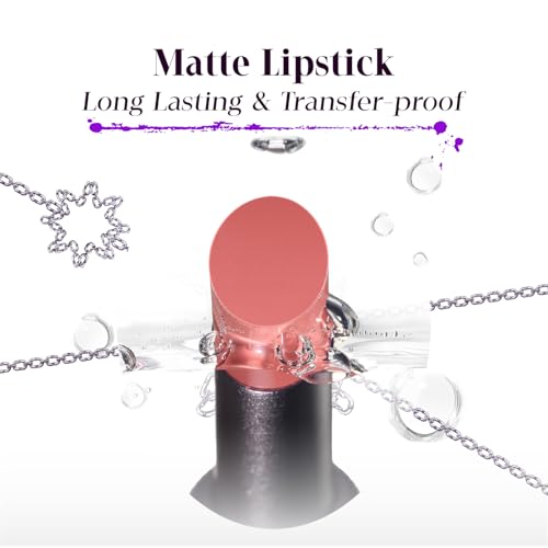 GIRLCULT S08 Dusty Rose Matte Lipstick - Velvet Soft Finish
